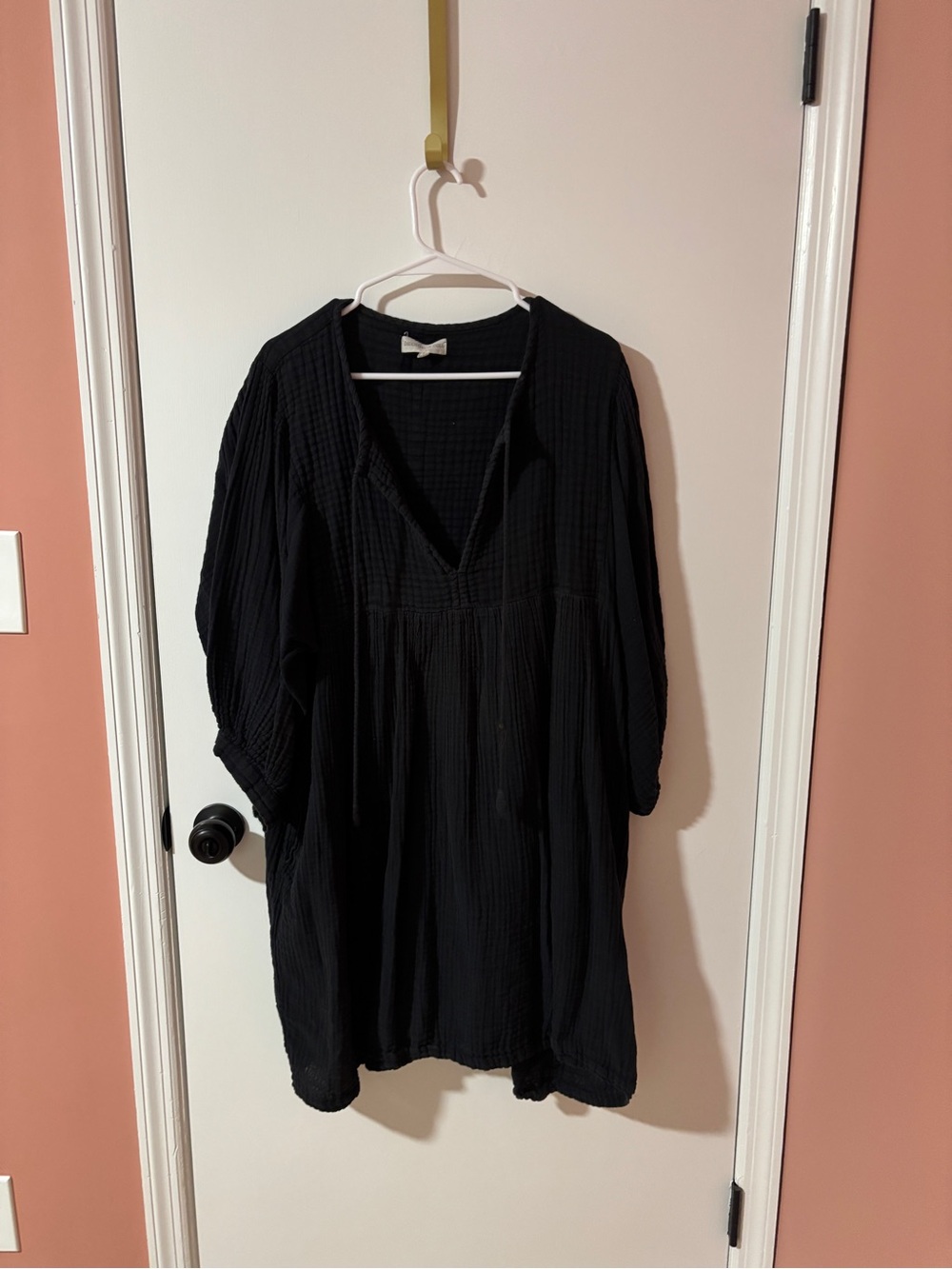 Daughters of India KYRA MINI DRESS ~ BLACK